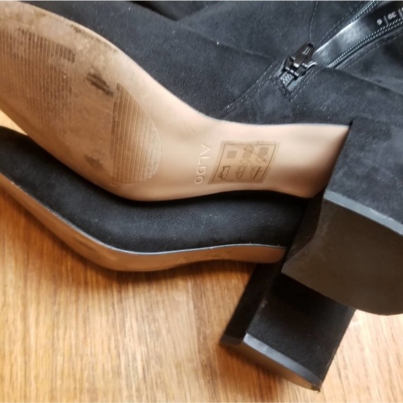 Aldo Adessi Suede Over Knee Fashion Boots 8.5 - Picture 9 of 9